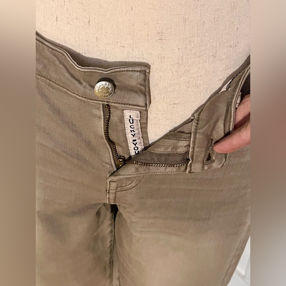Lucky Brand Taupe Soft Stretch Denim Jeans Size 6